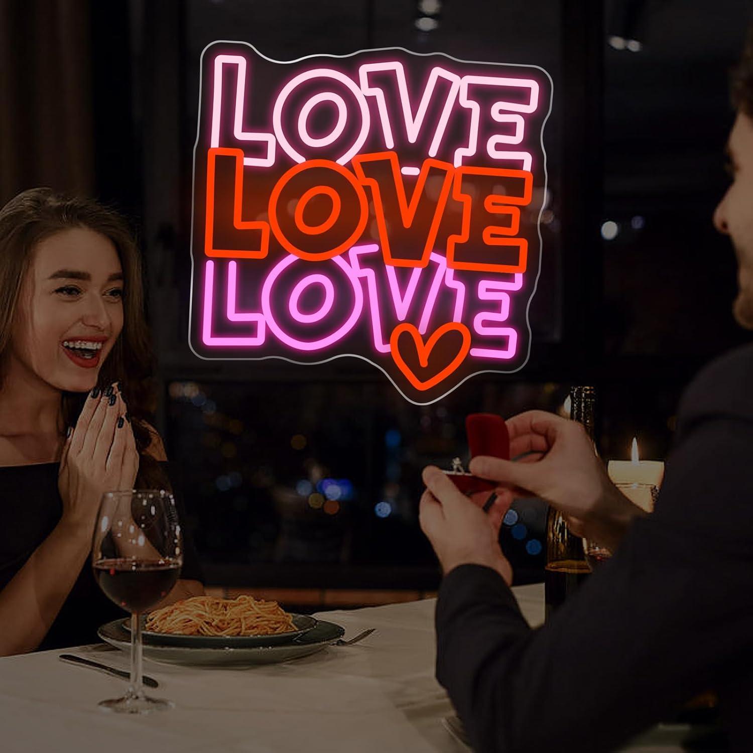 Enseigne néon « Love » à LED U - Wedding Led avis et prix