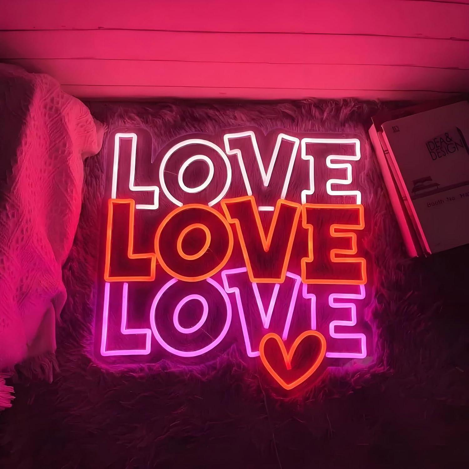 Enseigne néon « Love » à LED U - Wedding Led avis et prix