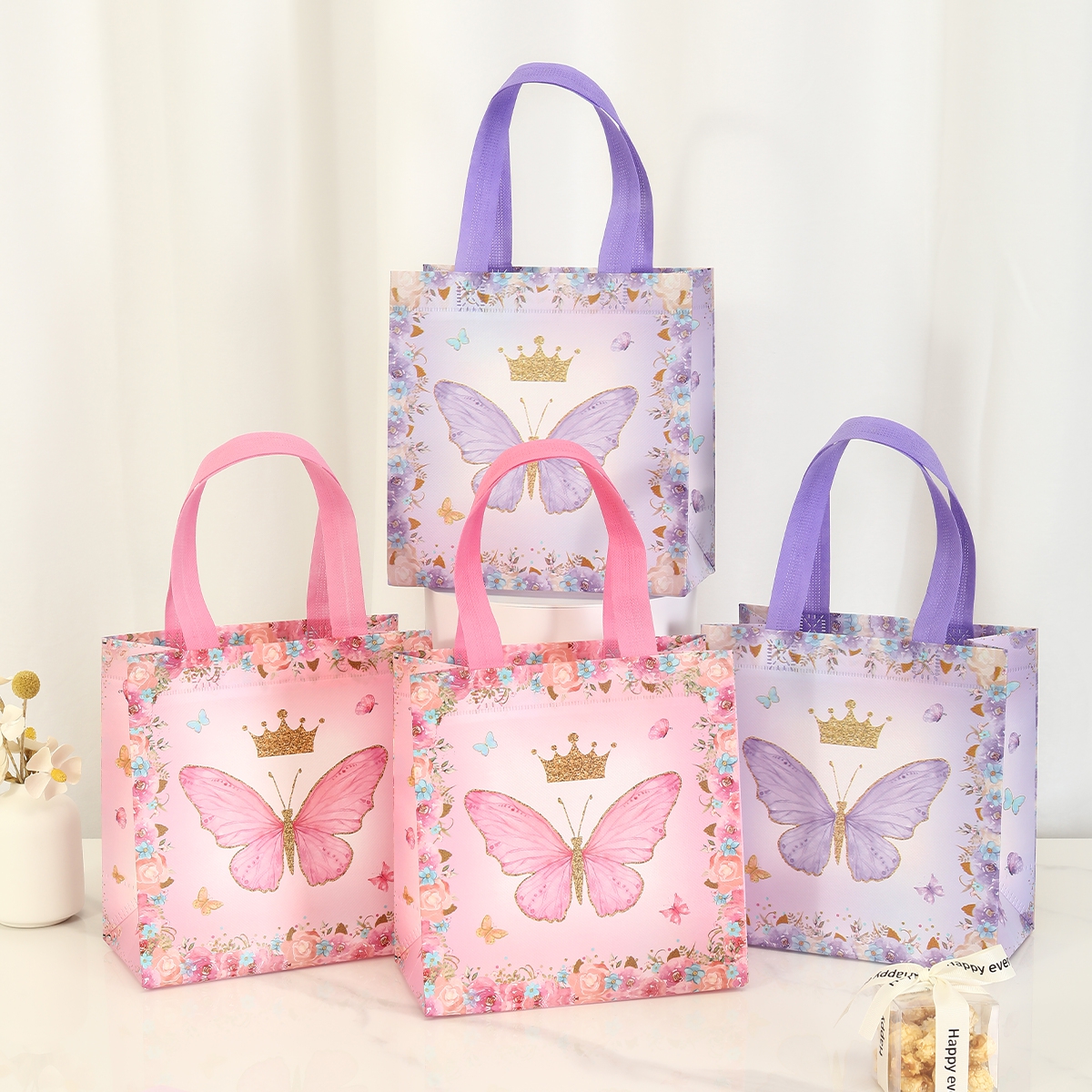 Sac cadeau graphique papillon  - Wedding Event Supply avis et prix