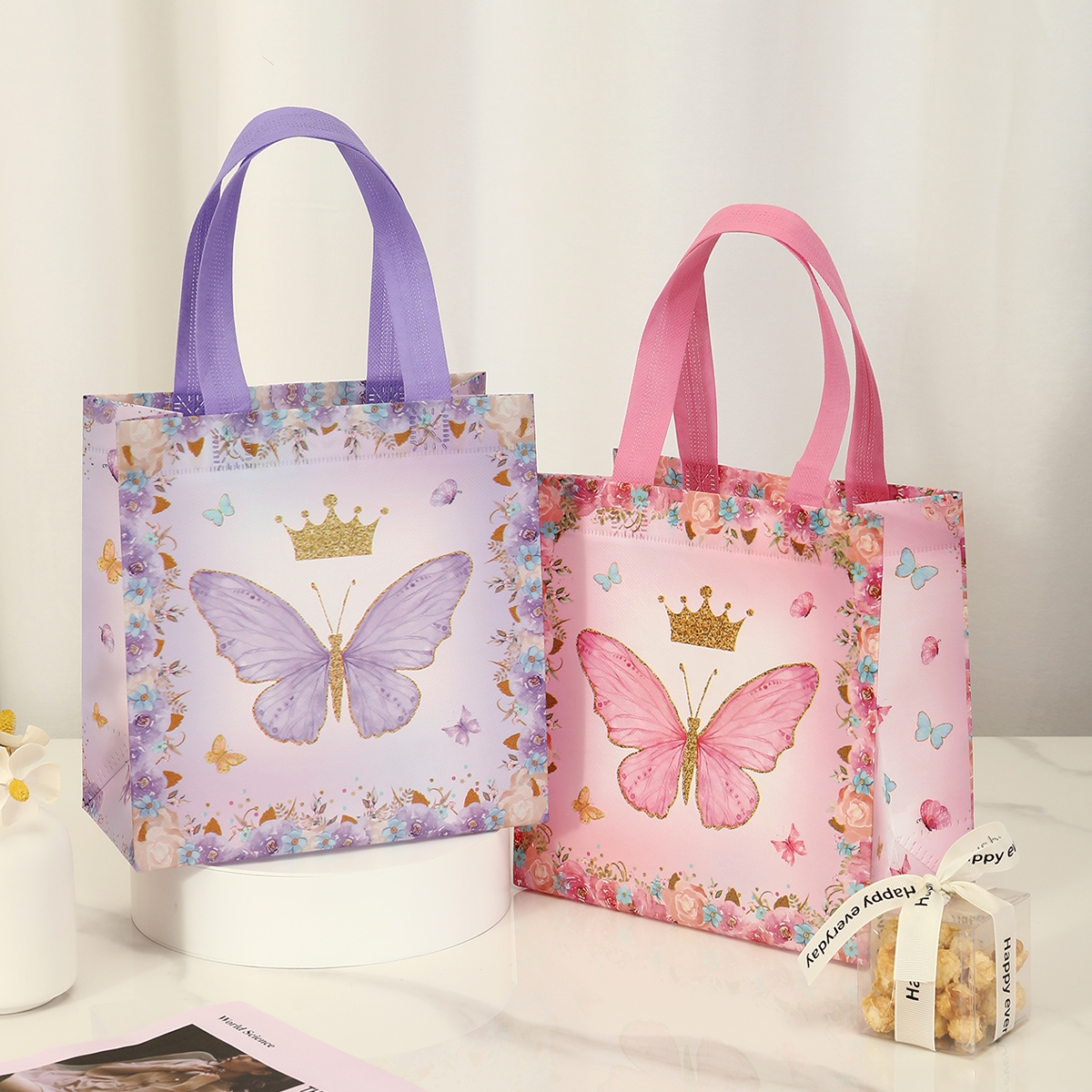 Sac cadeau graphique papillon  - Wedding Event Supply avis et prix