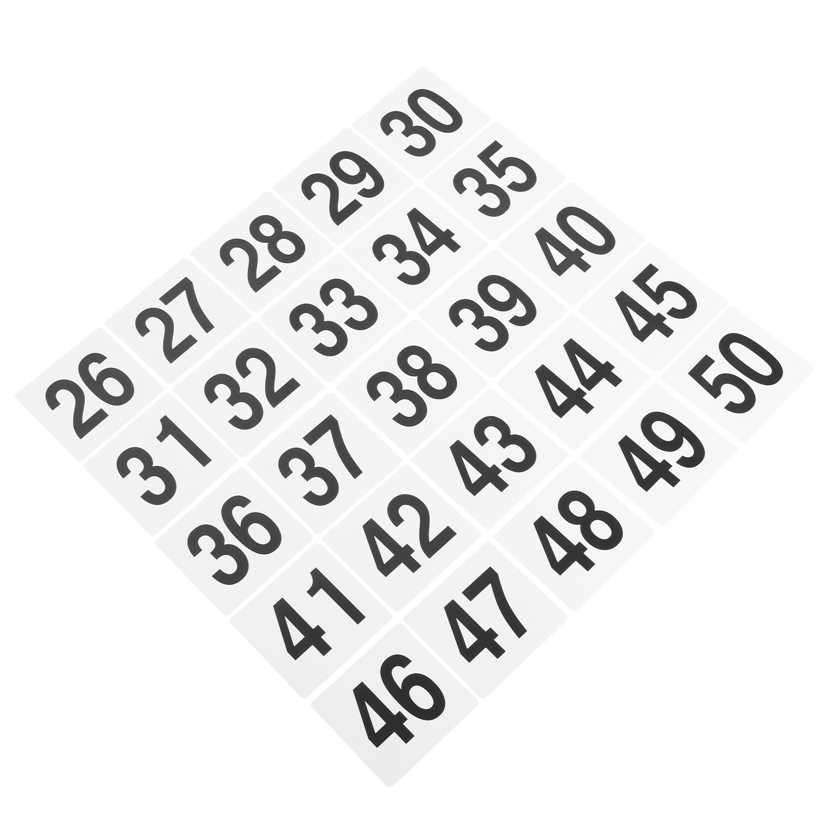 25 Panneaux de Table Numérotés - Wedding Solution avis et prix