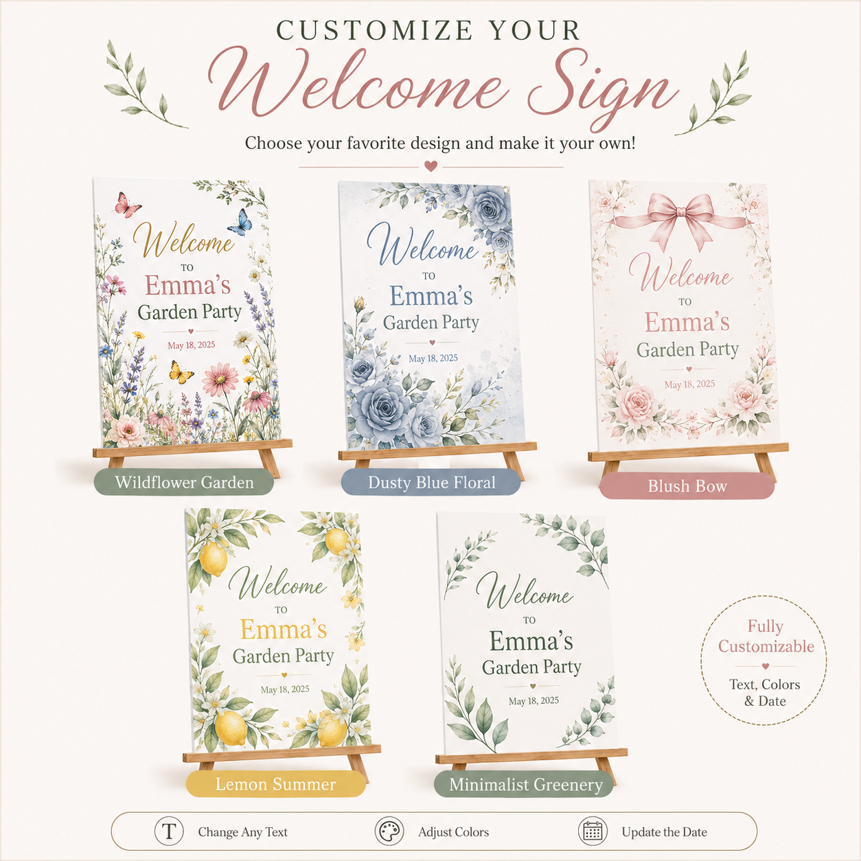 Panneau de bienvenue personnal - Wedding Event Supply avis et prix