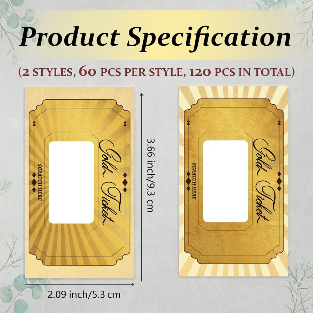 20 autocollants à gratter doré - Wedding Supply Business avis et prix