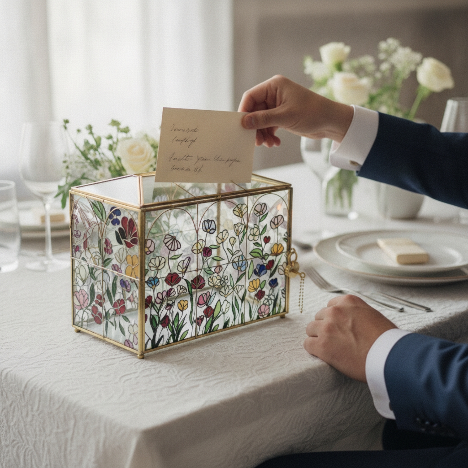 Boîte à cartes de mariage rect - Wedding Card Box avis et prix
